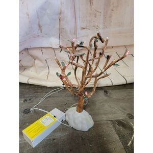 Brown bare branch AS IS village accessory xmas decor light up